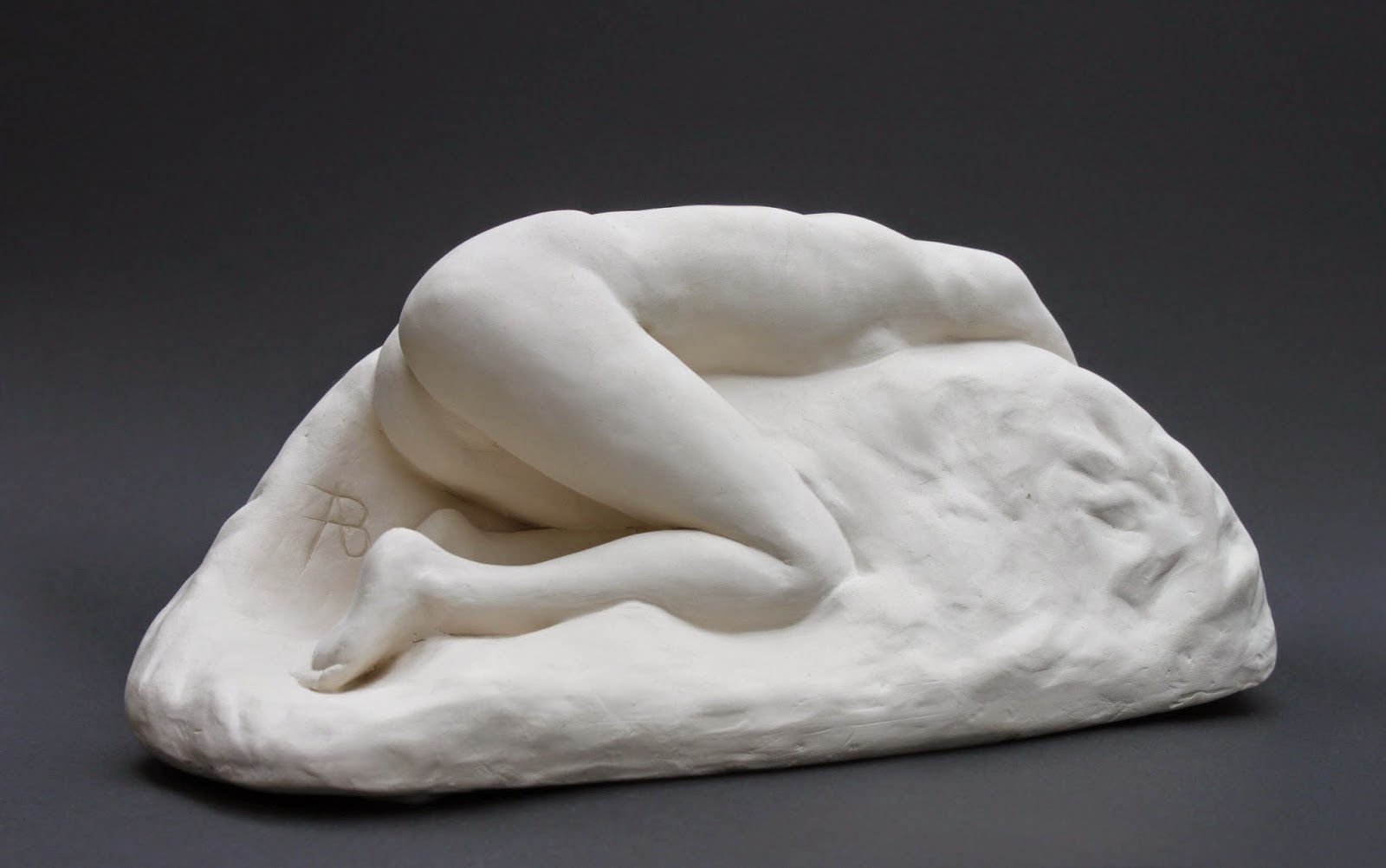 Sculpture d'artiste à vendre / achat / commande à Paris / France / Lille, en terre cuite / faïence / grès cérame / plâtre, sculpture de femme nue, reproduction/copie de la danaïde de Rodin